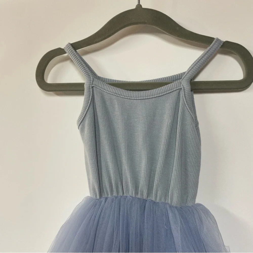 12-18mo sky blue sleeveless tulle dress Cinderella costume DisneyWorld princess - Picture 3 of 3